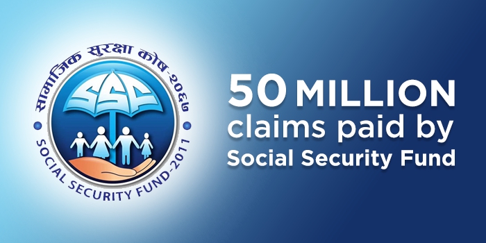 50 million claims paid by Social Security Fund