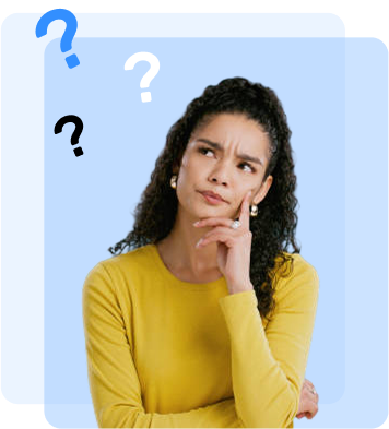 Person thinking about training