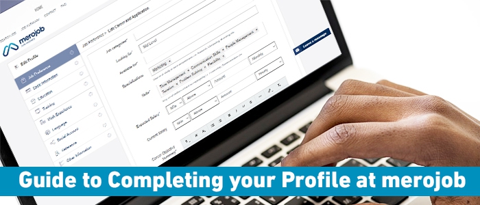 Guide to Completing your Profile at merojob