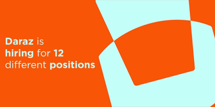 Daraz is hiring for 12 different positions