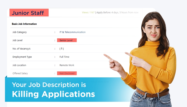 Your job description is killing your applications