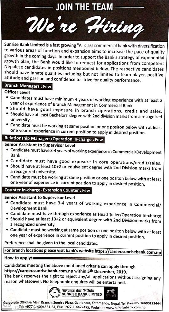 job