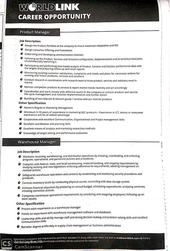 job