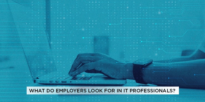 What do employers look for in IT professionals?