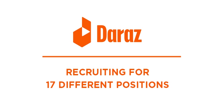 Daraz recruiting for 17 different positions