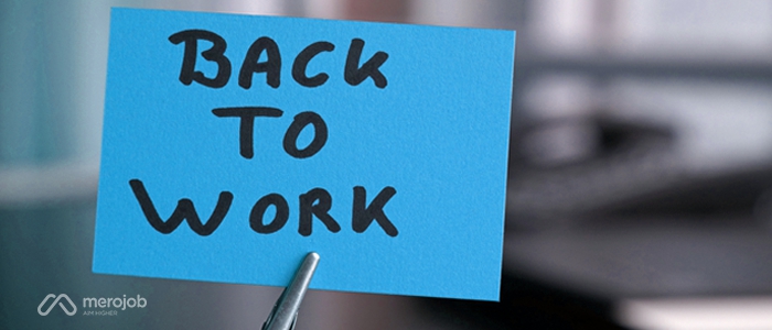 Tips to ease back into work after being on Festive Break