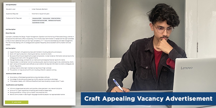 Crafting an Appealing Vacancy Advertisement to Attract Top Talent
