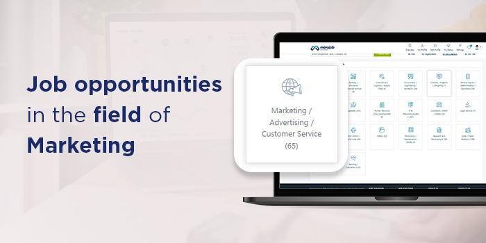 Job opportunities in the field of Marketing