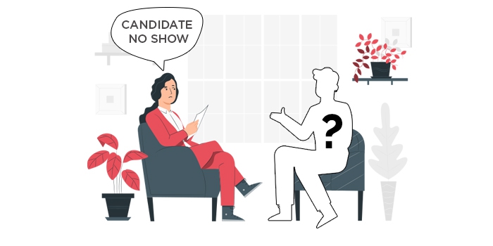 Why don't candidates appear in an interview?