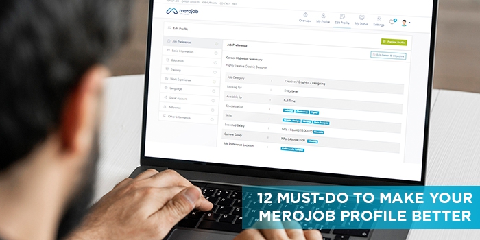 12 must-do to make your merojob profile better in 2022