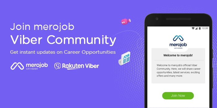 Join the official merojob Viber community