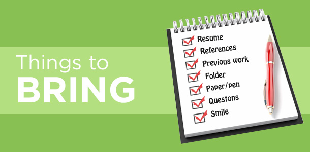 5 Things You Must Bring To Every Job Interview