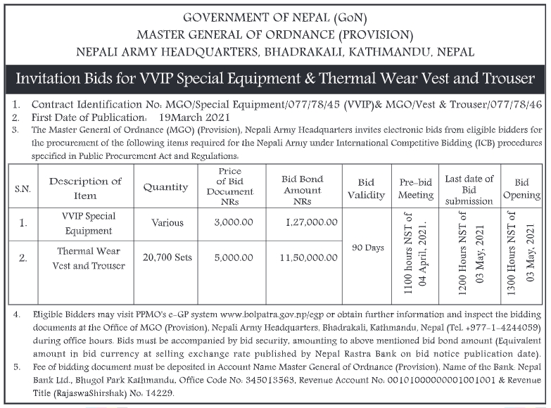 VVIP Special Equipment & Thermal Wear Vest and Trouser