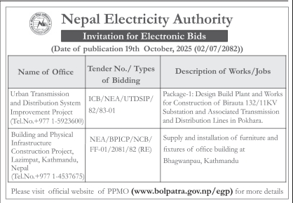 Invitation For Electronic Bids For Construction And Supply Works