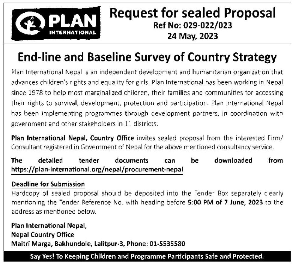 End-line and Baseline Survey of Country Strategy
