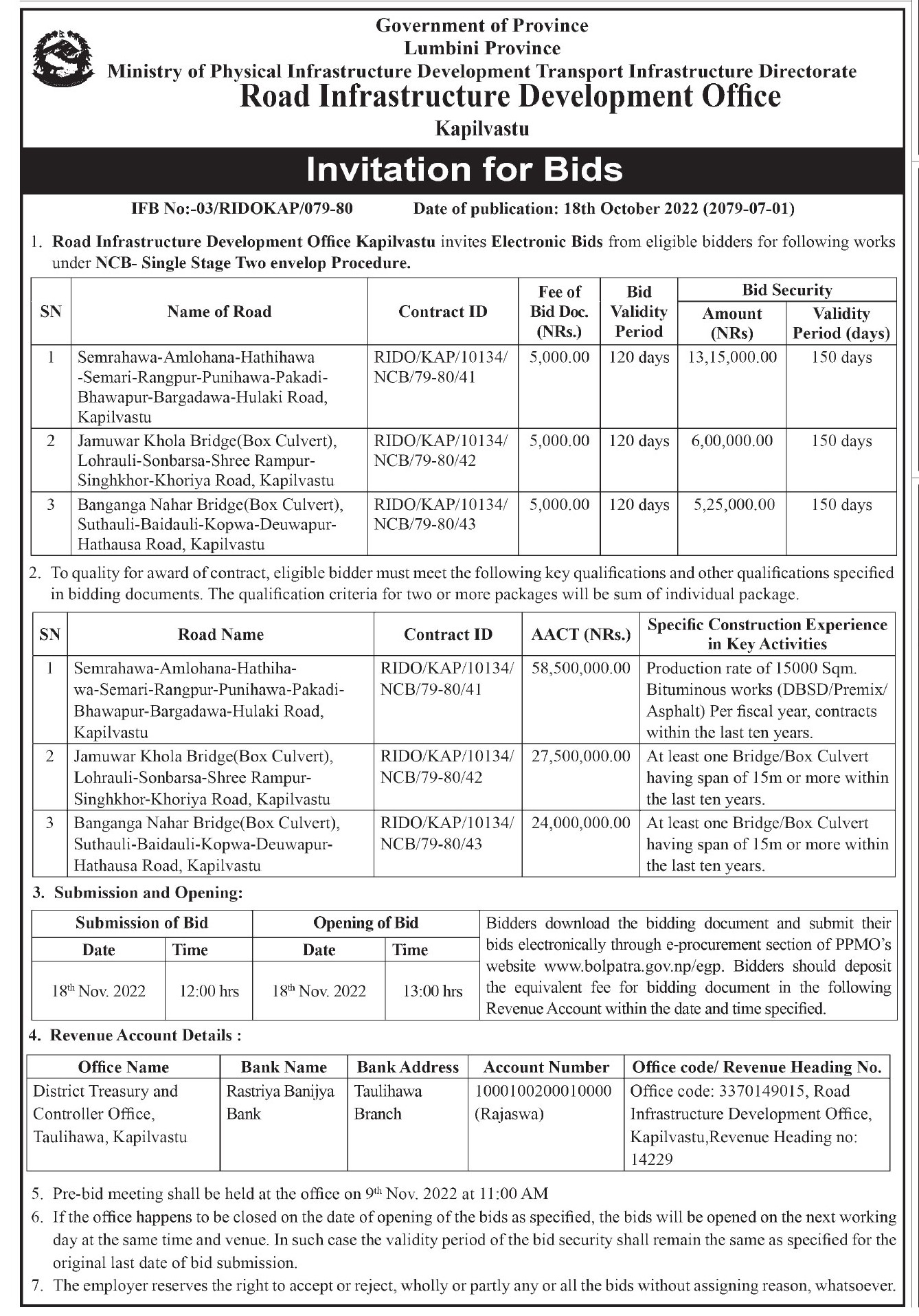 Road Infrastructure Development