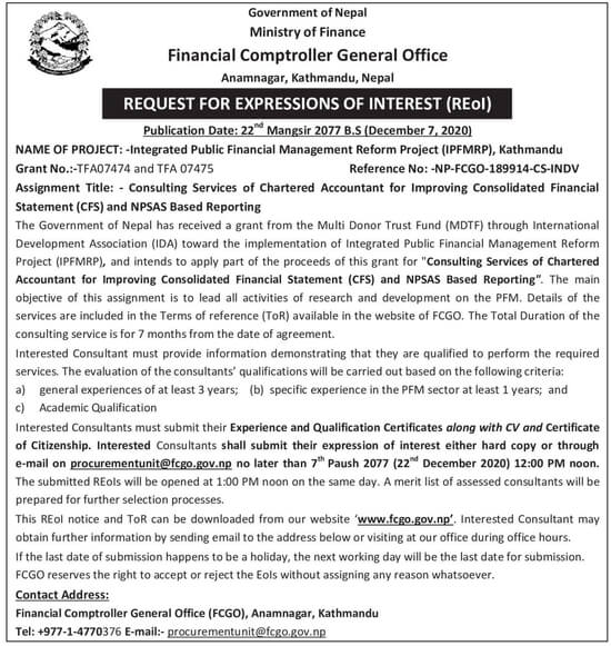 Consulting Services of Chartered Accountant