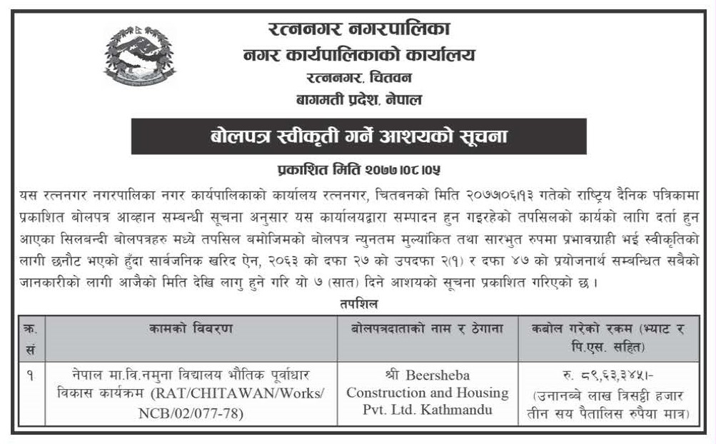 भौतिक पूर्वाधार विकास कार्यक्रम