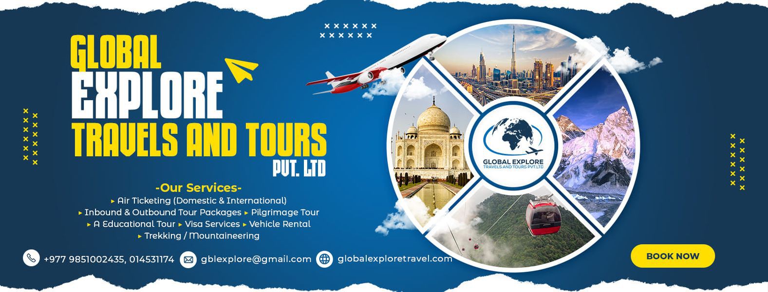 Global Explore Travels And Tours banner