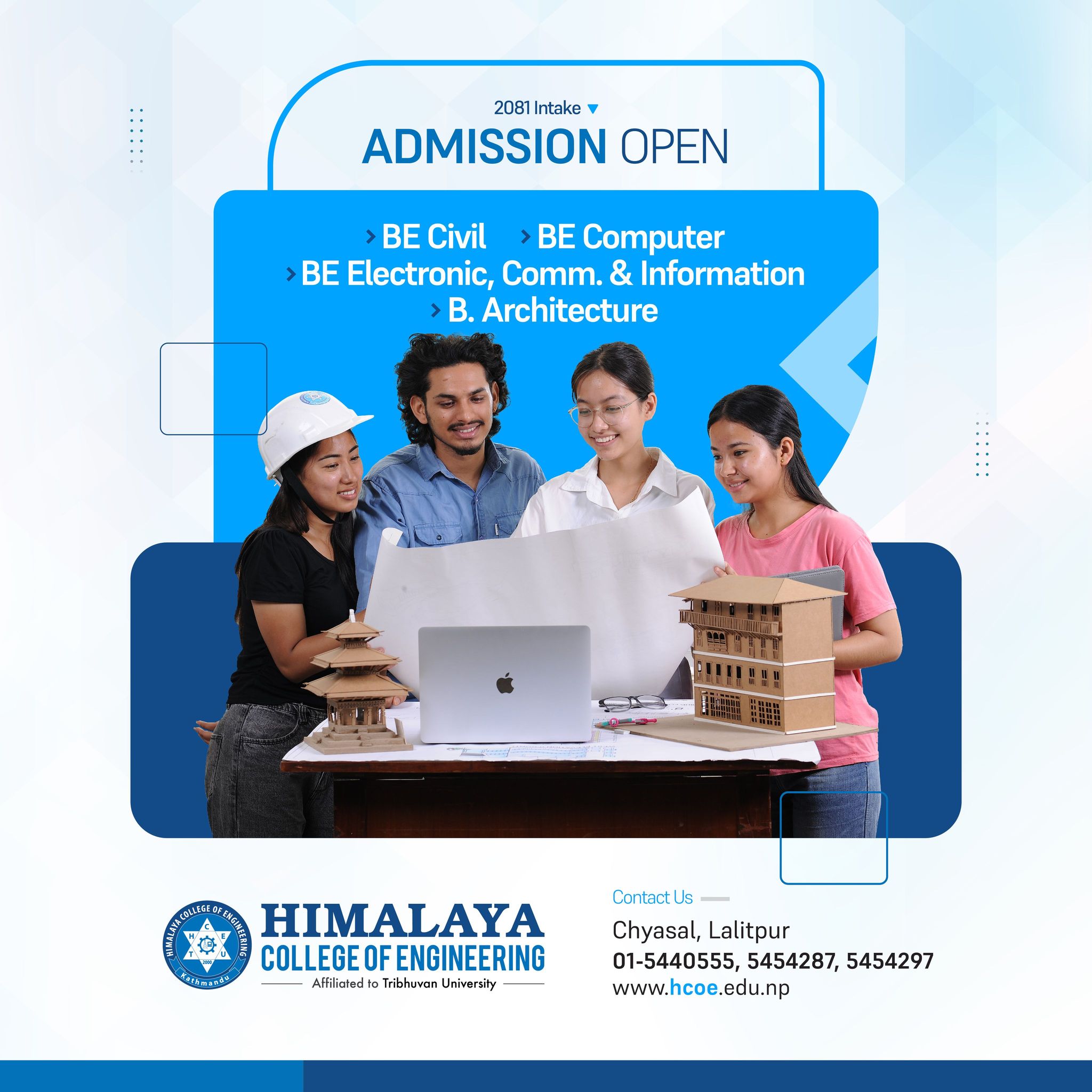 Himalaya College of Engineering (HCOE) banner
