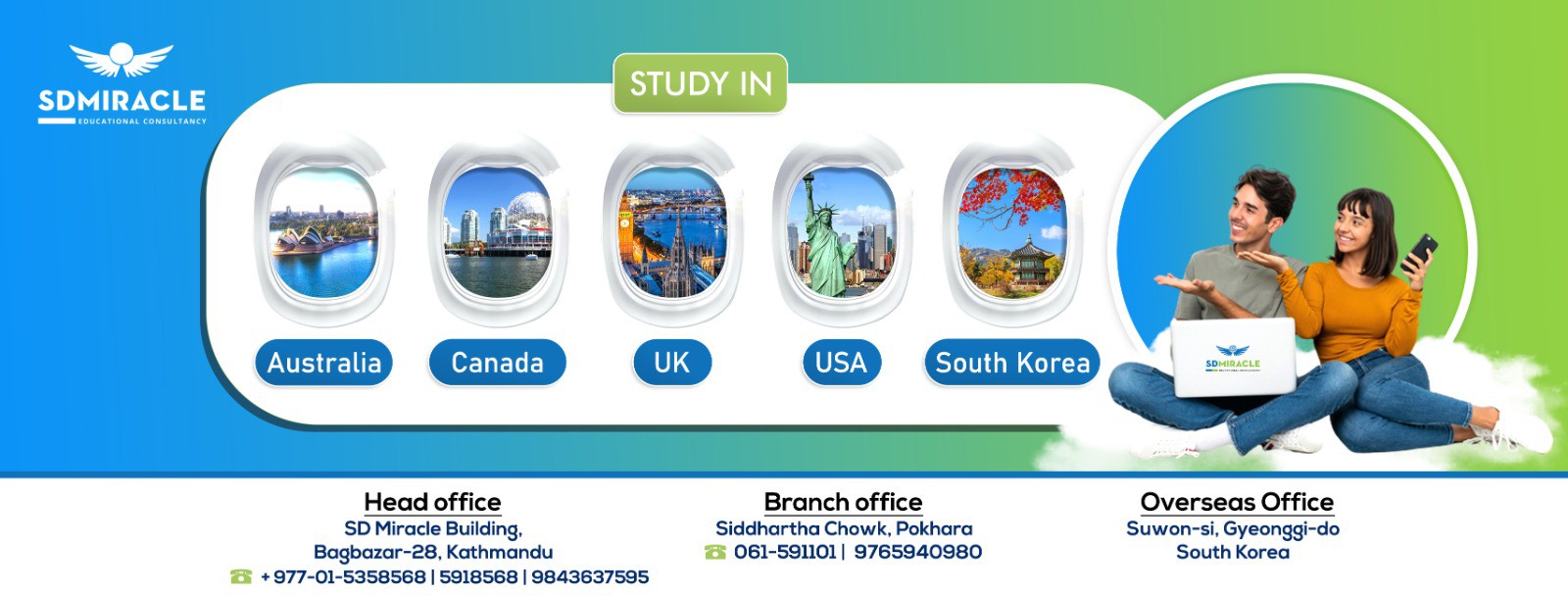 SD Miracle Educational Consultancy banner