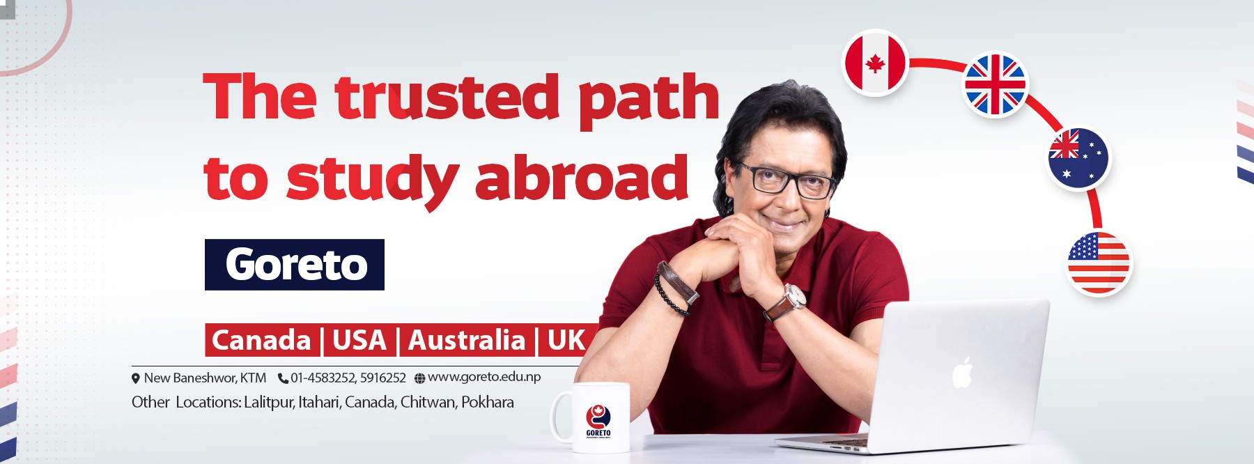 Goreto Educational Consultancy banner