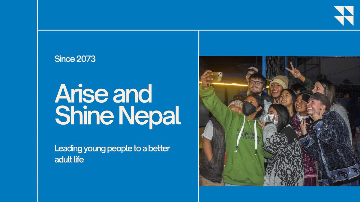Arise and Shine Nepal banner