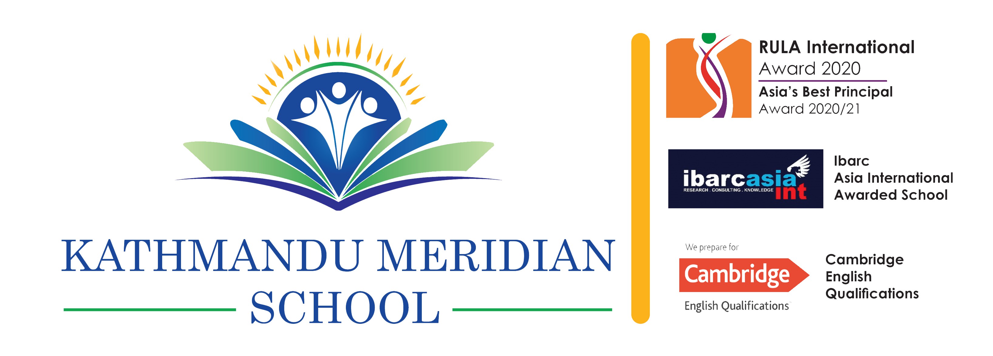 Kathmandu Meridian School banner
