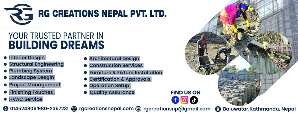 RG Creations Nepal banner