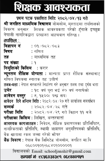 Mathematics Teacher