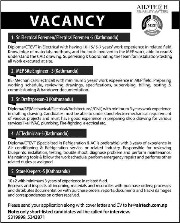 MEP Site Engineer