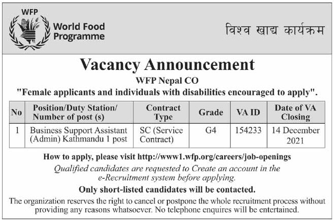 business-support-assistant-job-vacancy-in-nepal-wfp-nepal-co-dec