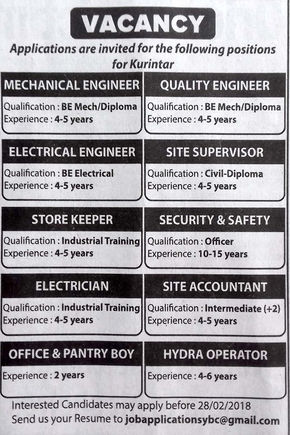 Office Pantry Boy Job Vacancy In Nepal A Reputed Company Feb