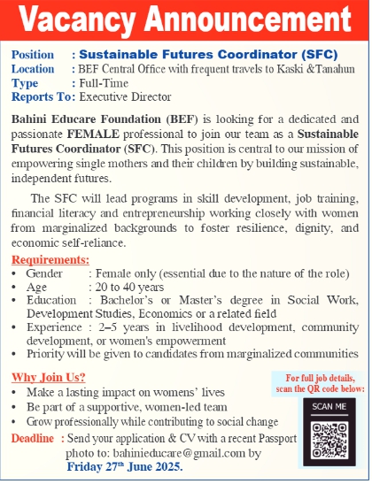 Sustainable Futures Coordinator