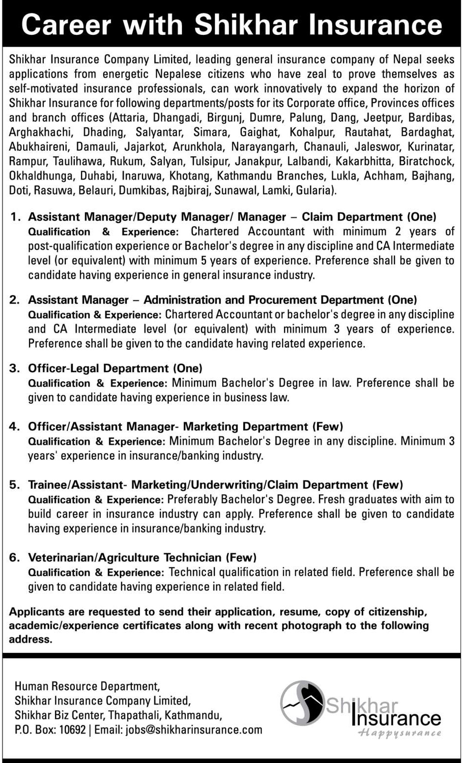 Veterinarian/Agriculture Technician
