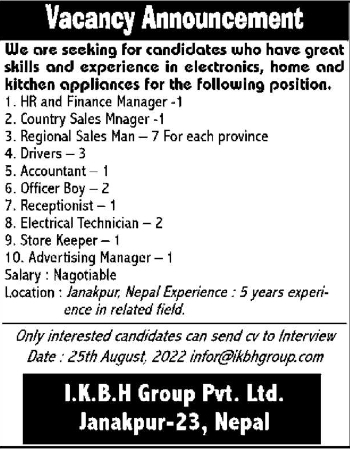 Country Sales Manager