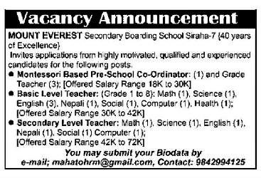 Montessori Grade Teacher