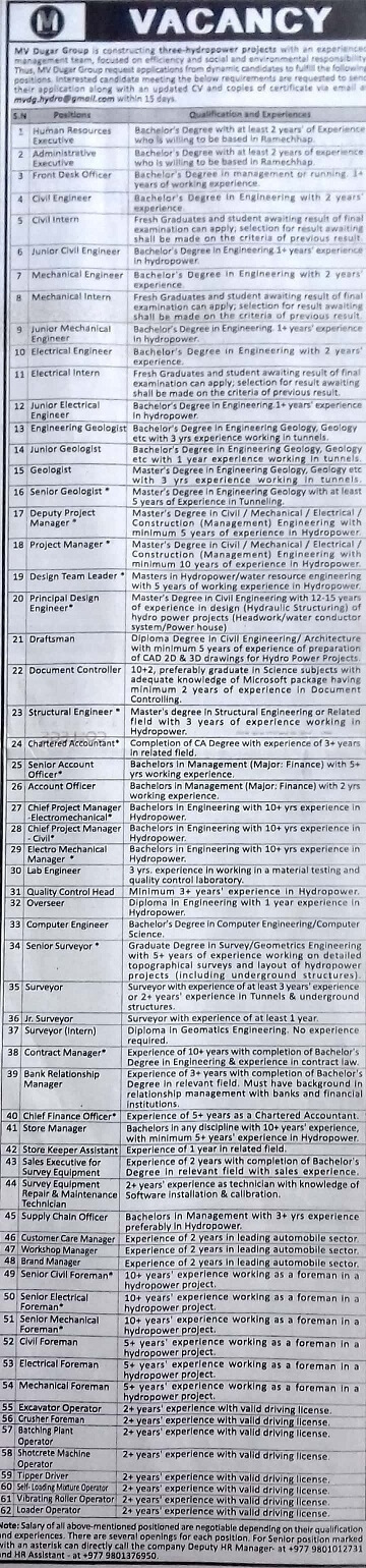 Junior Geologist FEW