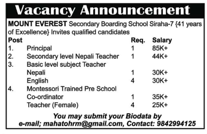 Montessori Teacher