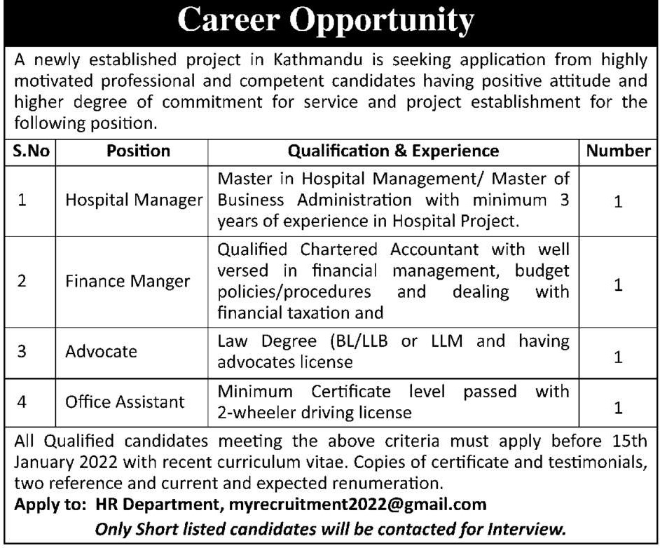 Finance Manger