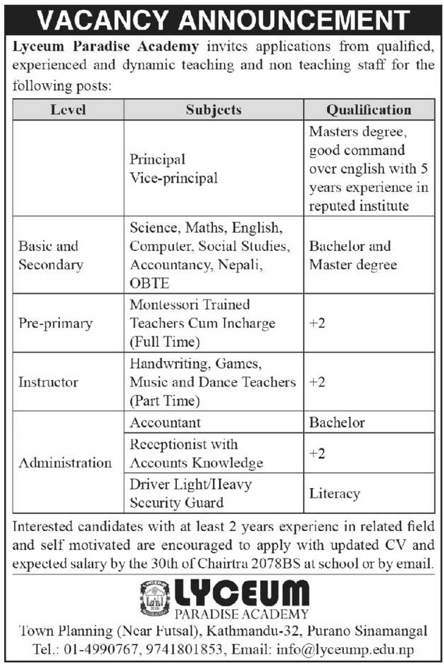 Teacher