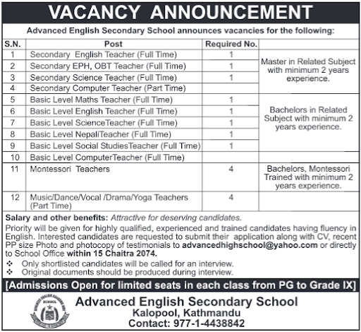 Basic Level Nepali Teacher