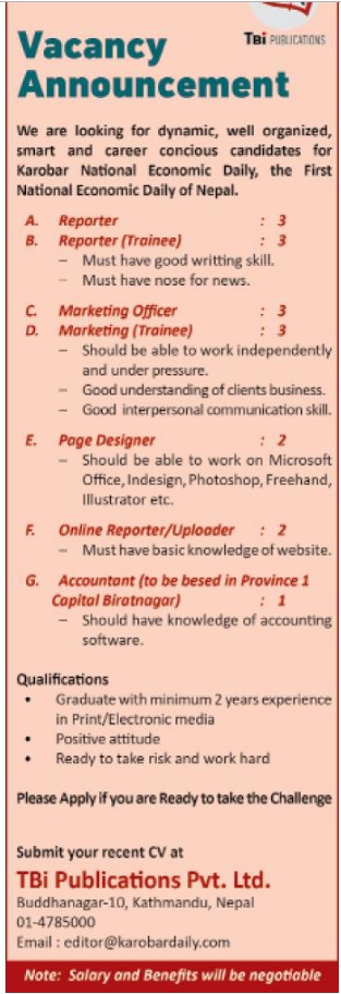 marketing-trainee-job-vacancy-in-nepal-tbi-pulication-pvt-ltd