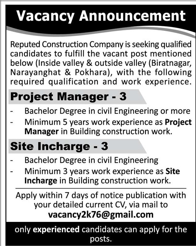 site-incharge-job-vacancy-in-nepal-reputed-construction-company-dec