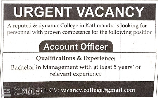 Account Officer