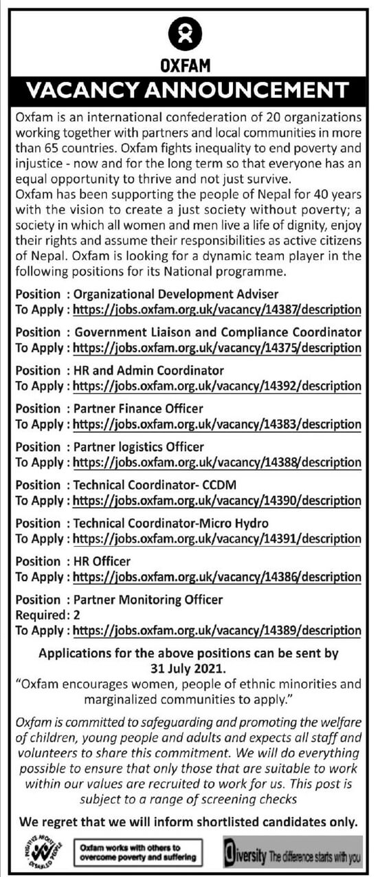 Organizational Development Adviser