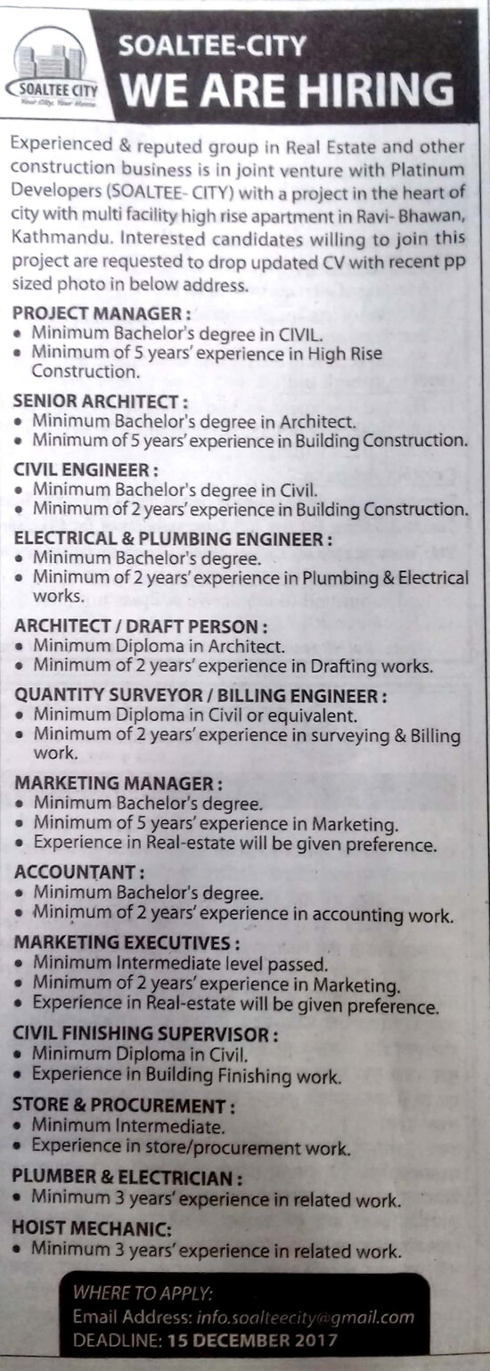 Electrical & Plumbing Engineer