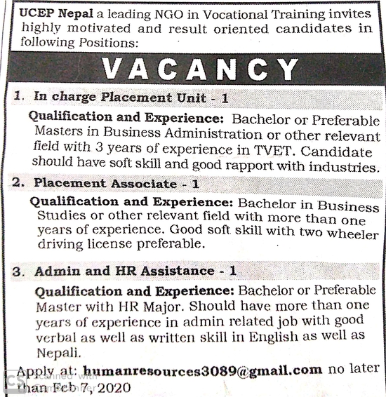 Placement Associate