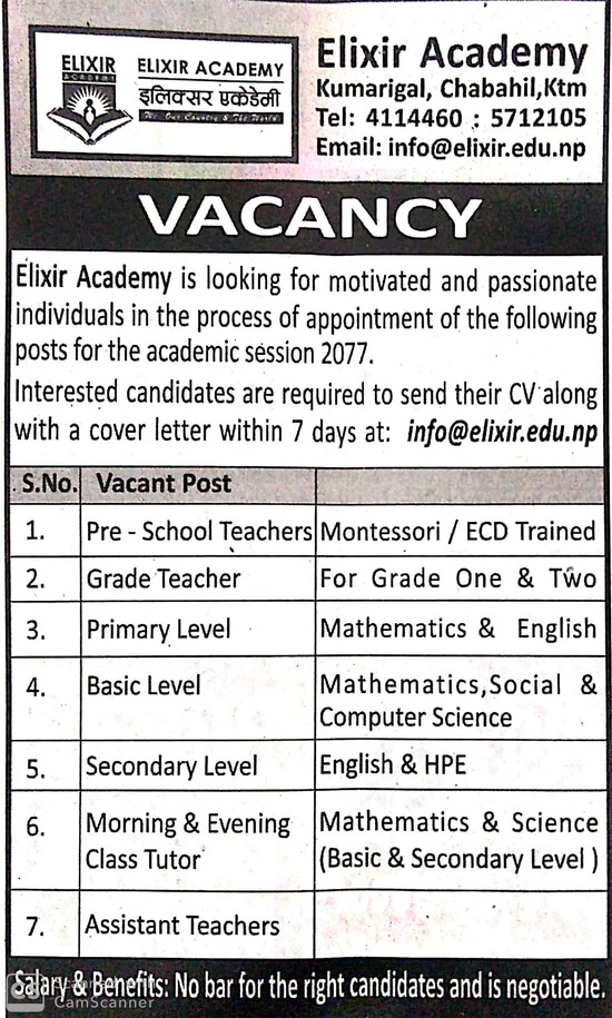 Pre-School Teacher (ECD Trained)