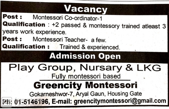 Montessori Coordinator